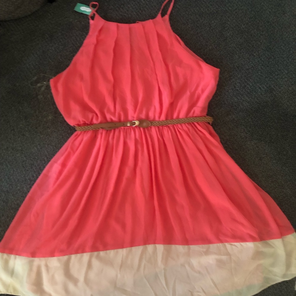 Women’s coral dress
